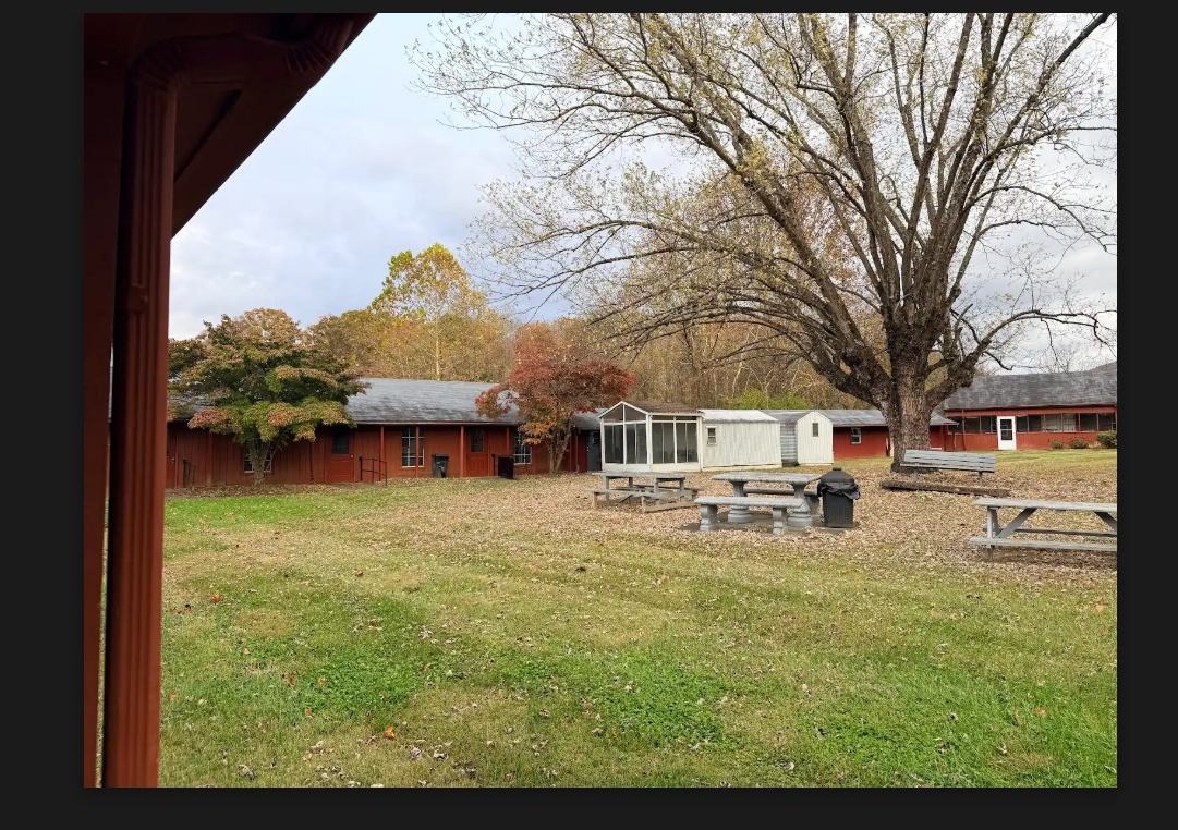 Residential courtyard cottages on the property